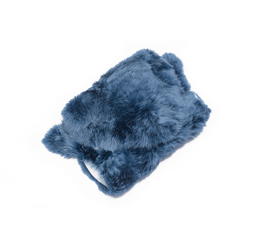 EVERAU® Premium Australian Sheepskin Wool Single Color Long Rugs 105cm EVERAU