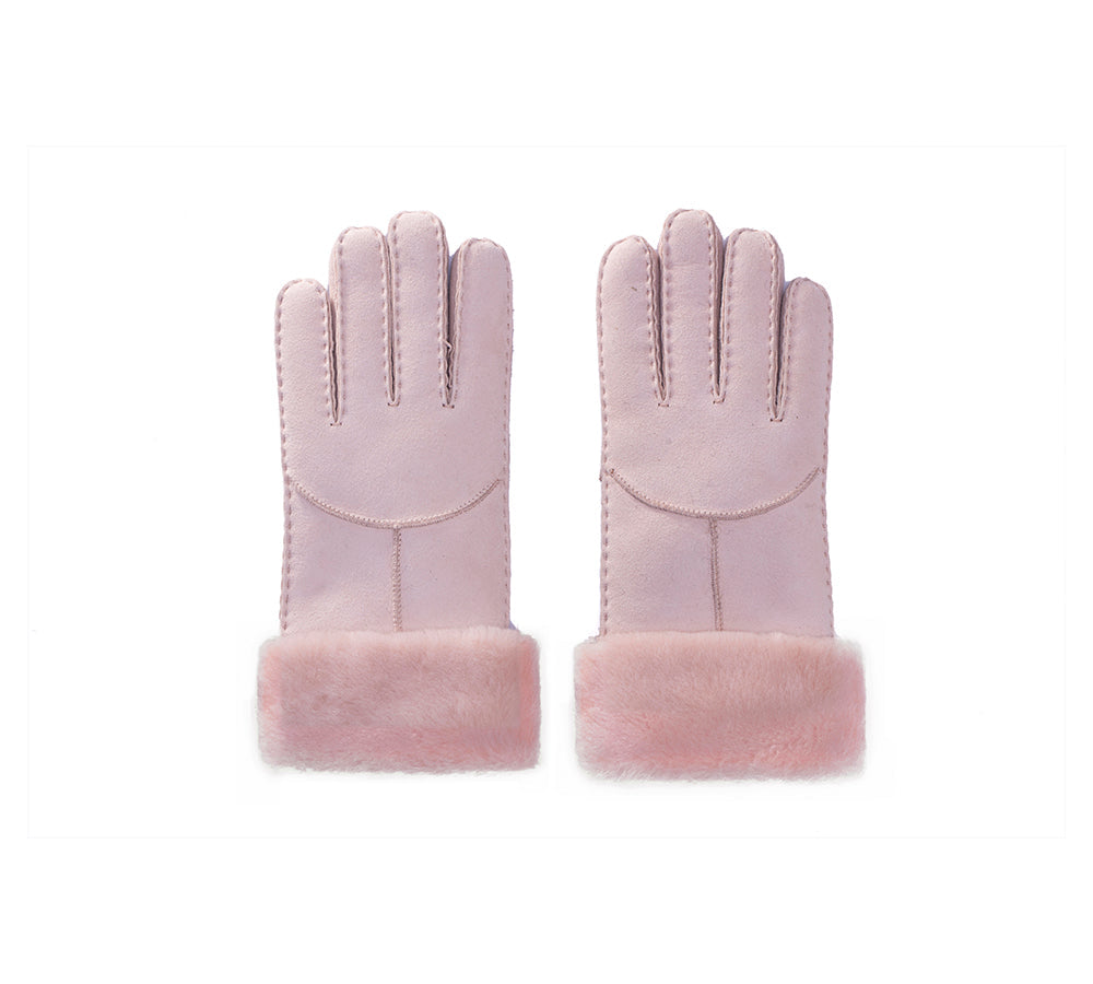 EVERAU® Ladies Fluffy Sheepskin Wool Gloves Stacey