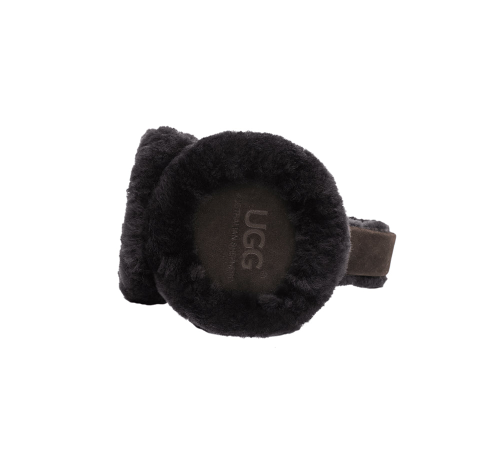 AUSTRALIAN SHEPHERD® Adjustable Sheepskin Wool Connie Earmuff