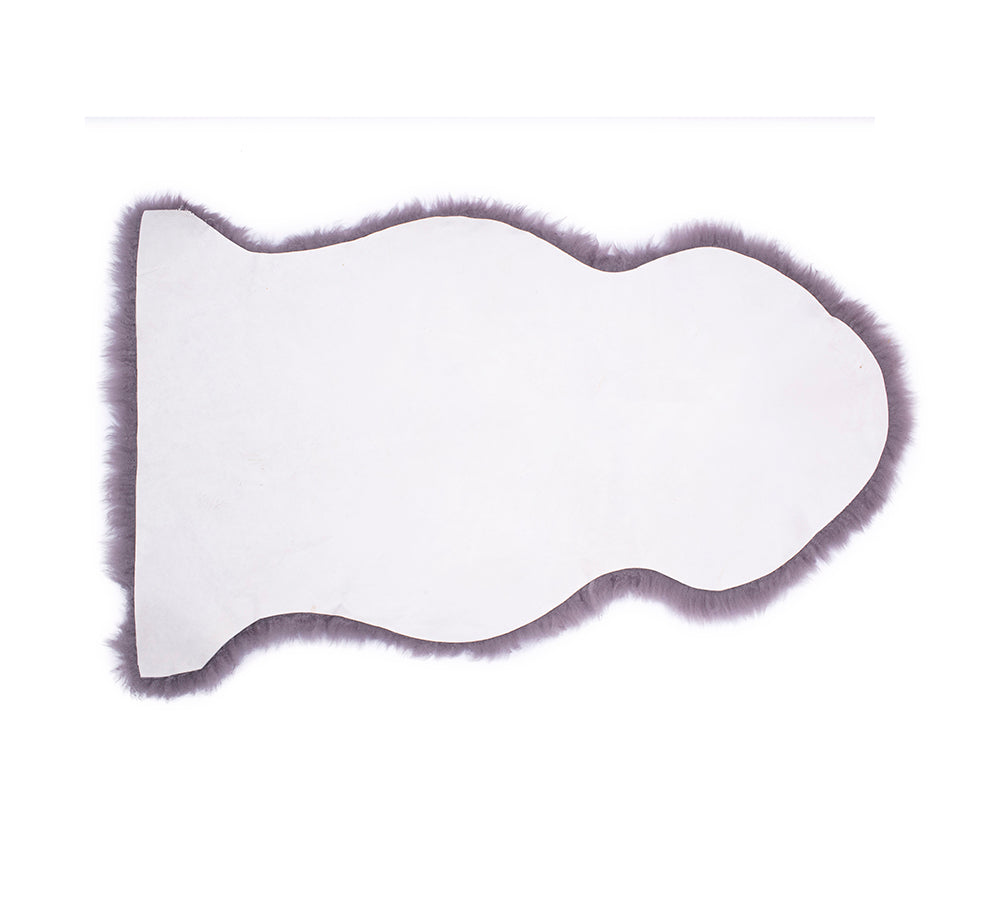 EVERAU® Premium Australian Sheepskin Wool Single Color Long Rugs 105cm EVERAU