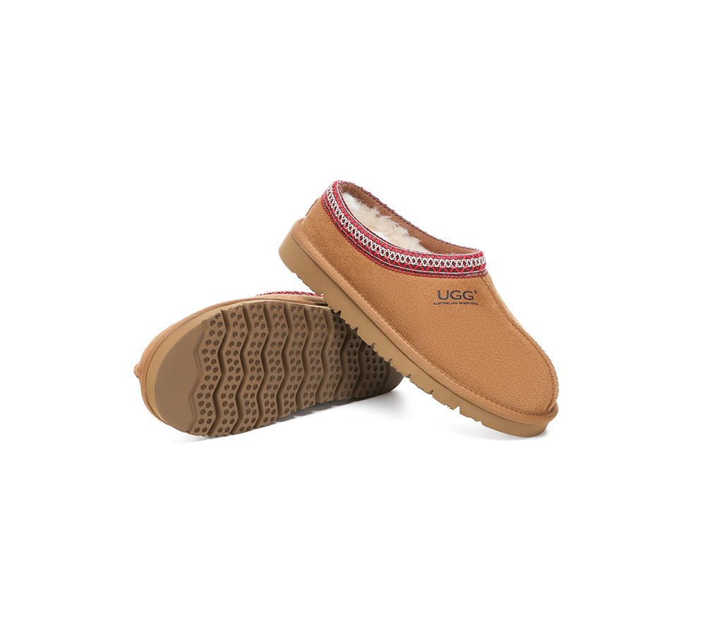 AUSTRALIAN SHEPHERD® UGG Sheepskin Wool Ankle Tazzy Slippers Hippie