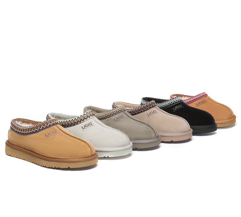 AUSTRALIAN SHEPHERD® UGG Sheepskin Wool Ankle Tazzy Slippers Hippie