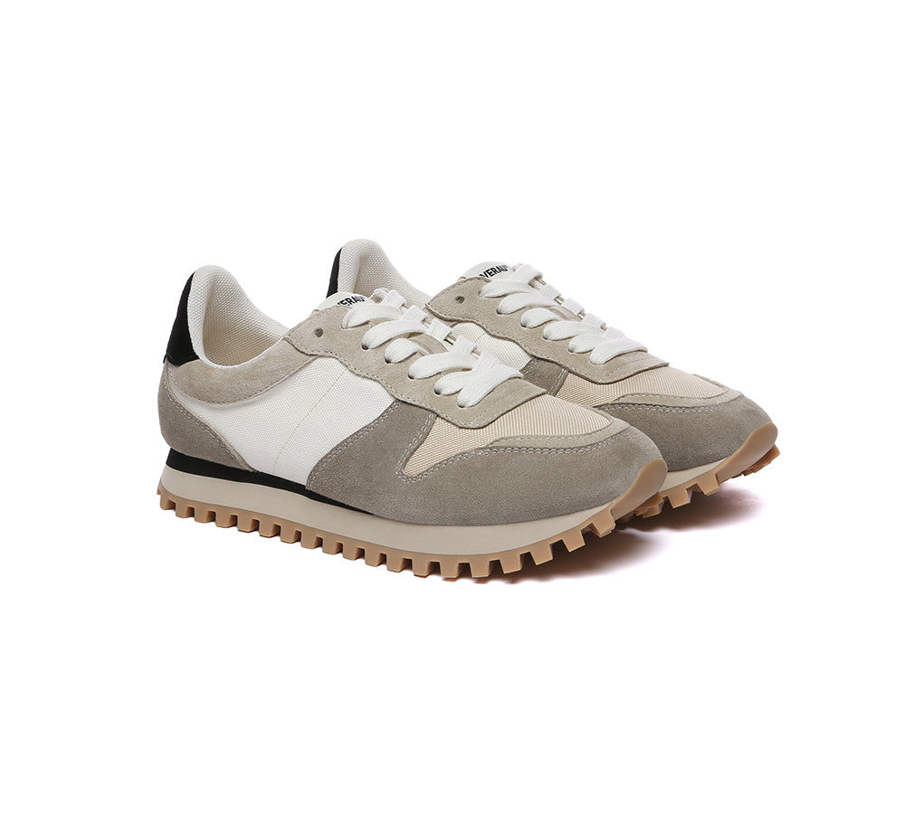 EVERAU® Leather Chunky Sneakers Etta