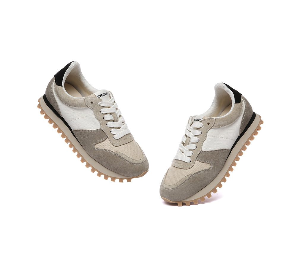 EVERAU® Leather Chunky Sneakers Etta