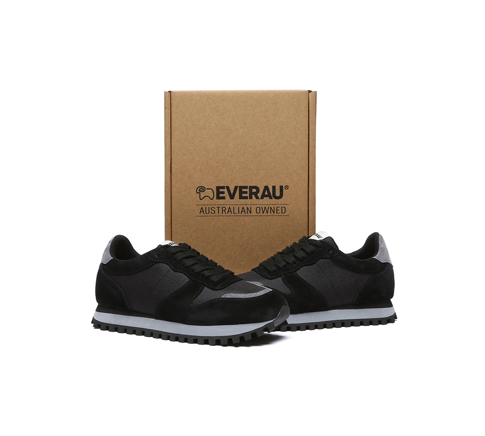 EVERAU® Leather Chunky Sneakers Etta