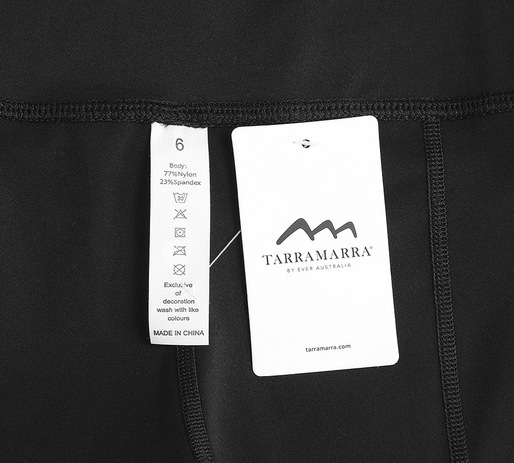 Apparel - High-Rise Scalloped Hem 7/8 Crop Flow Active Legging