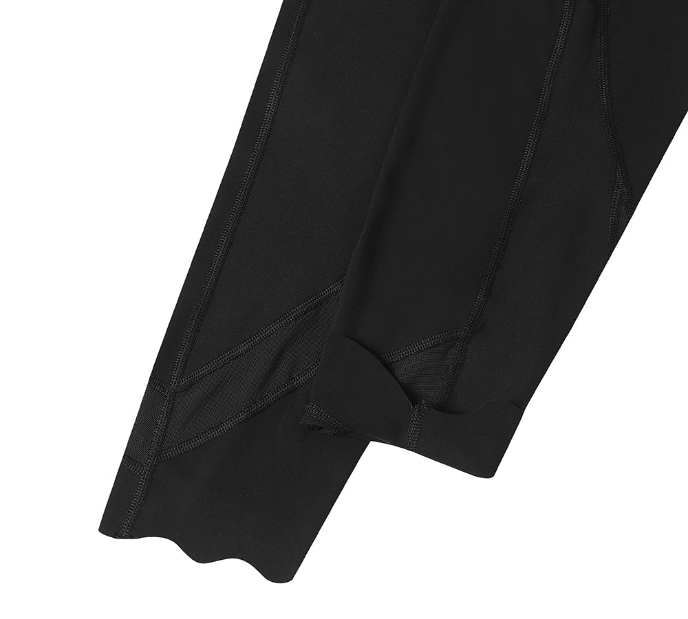 Apparel - High-Rise Scalloped Hem 7/8 Crop Flow Active Legging