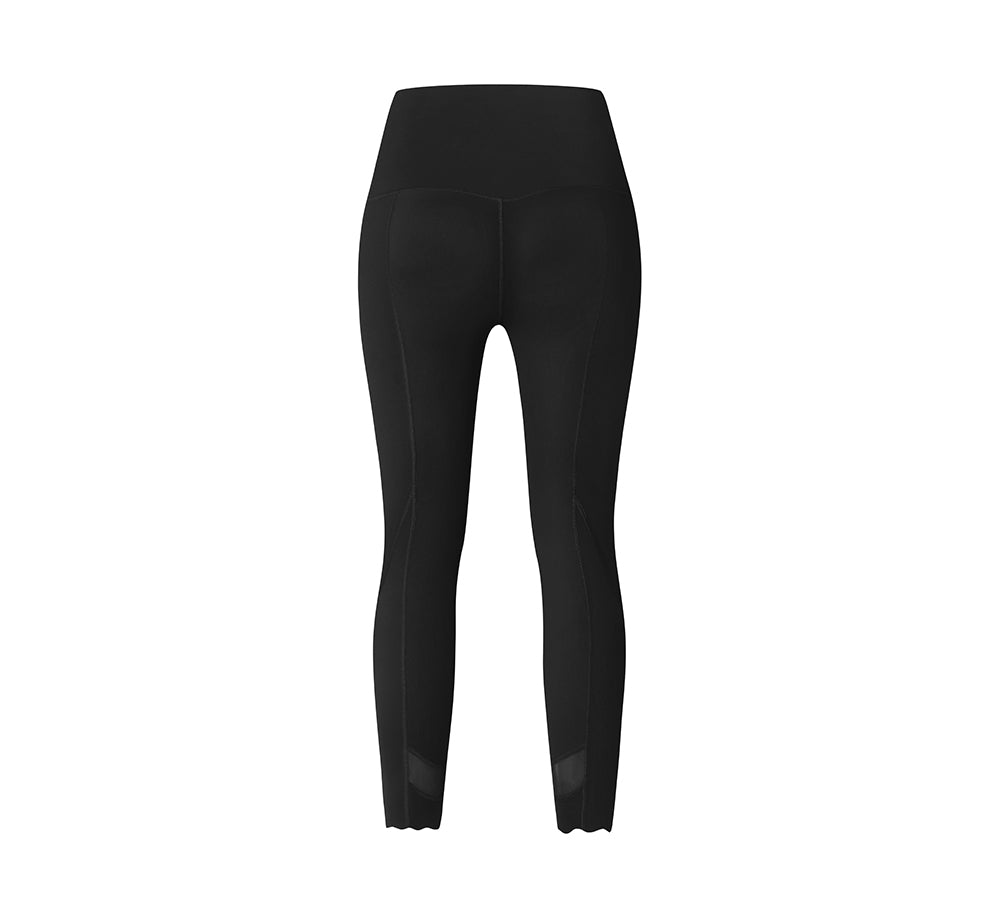 Apparel - High-Rise Scalloped Hem 7/8 Crop Flow Active Legging