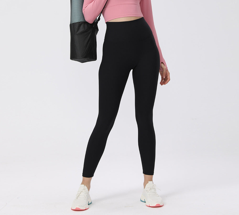 Apparel - High-Waist Flow Ribbed Ankle Legging