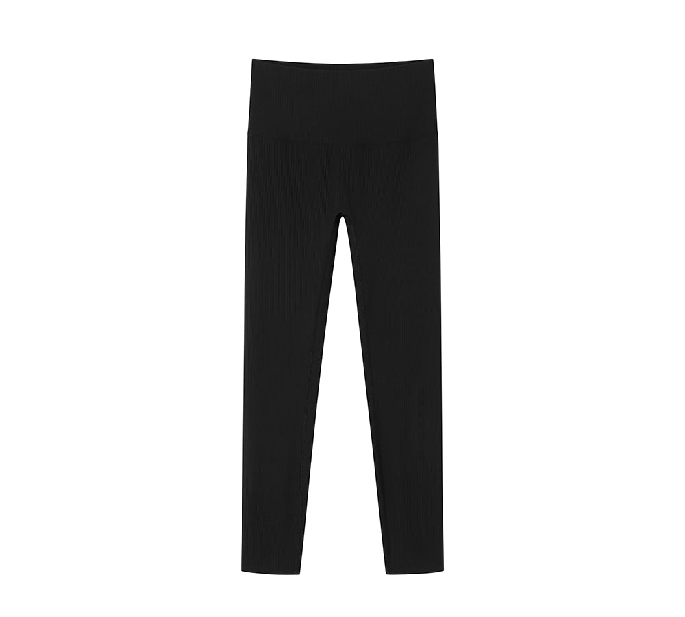 Apparel - High-Waist Flow Ribbed Ankle Legging