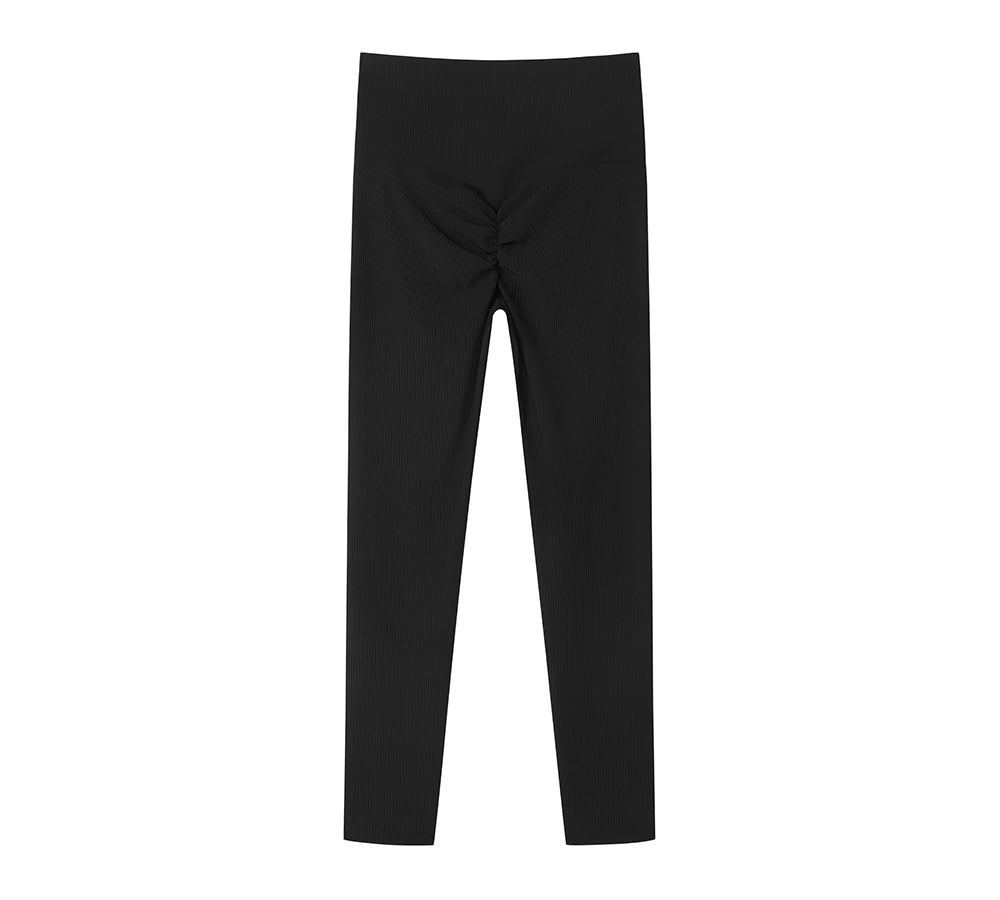 Apparel - High-Waist Flow Ribbed Ankle Legging
