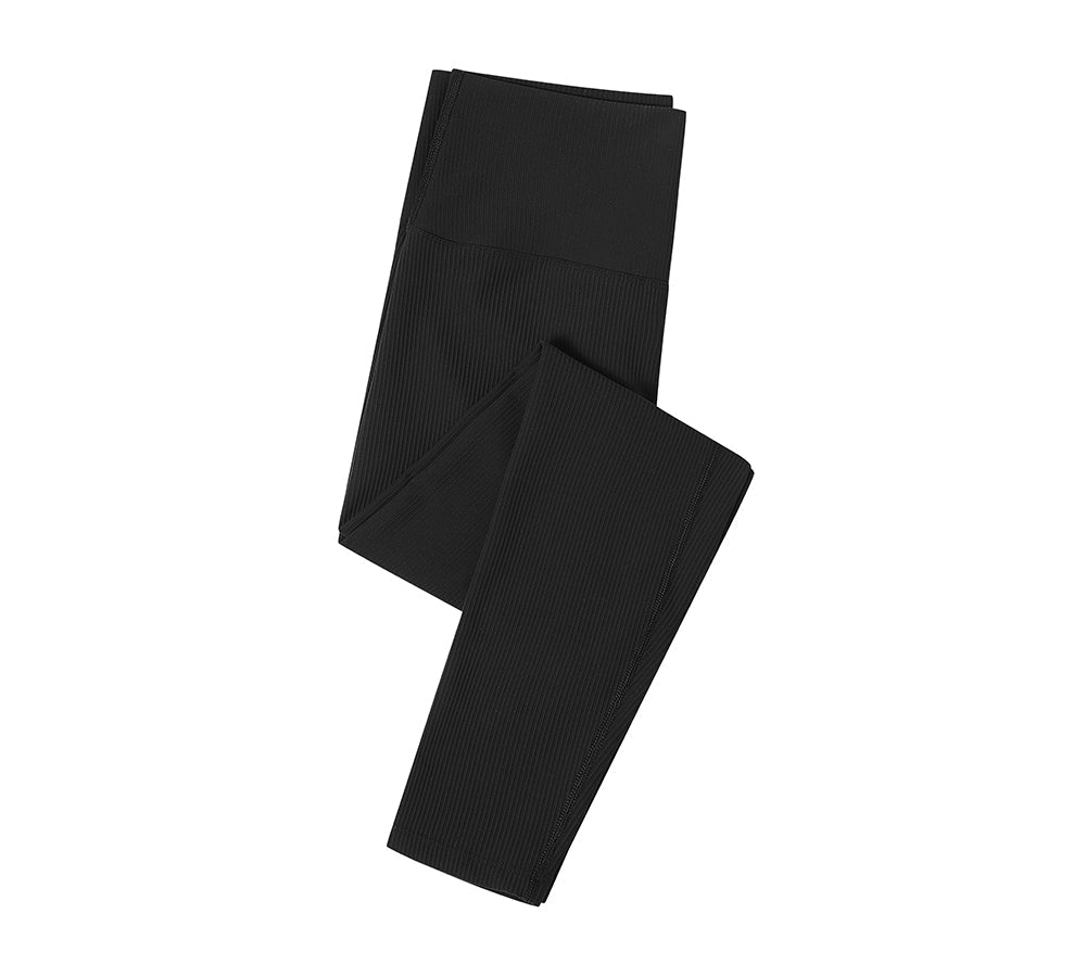 Apparel - High-Waist Flow Ribbed Ankle Legging