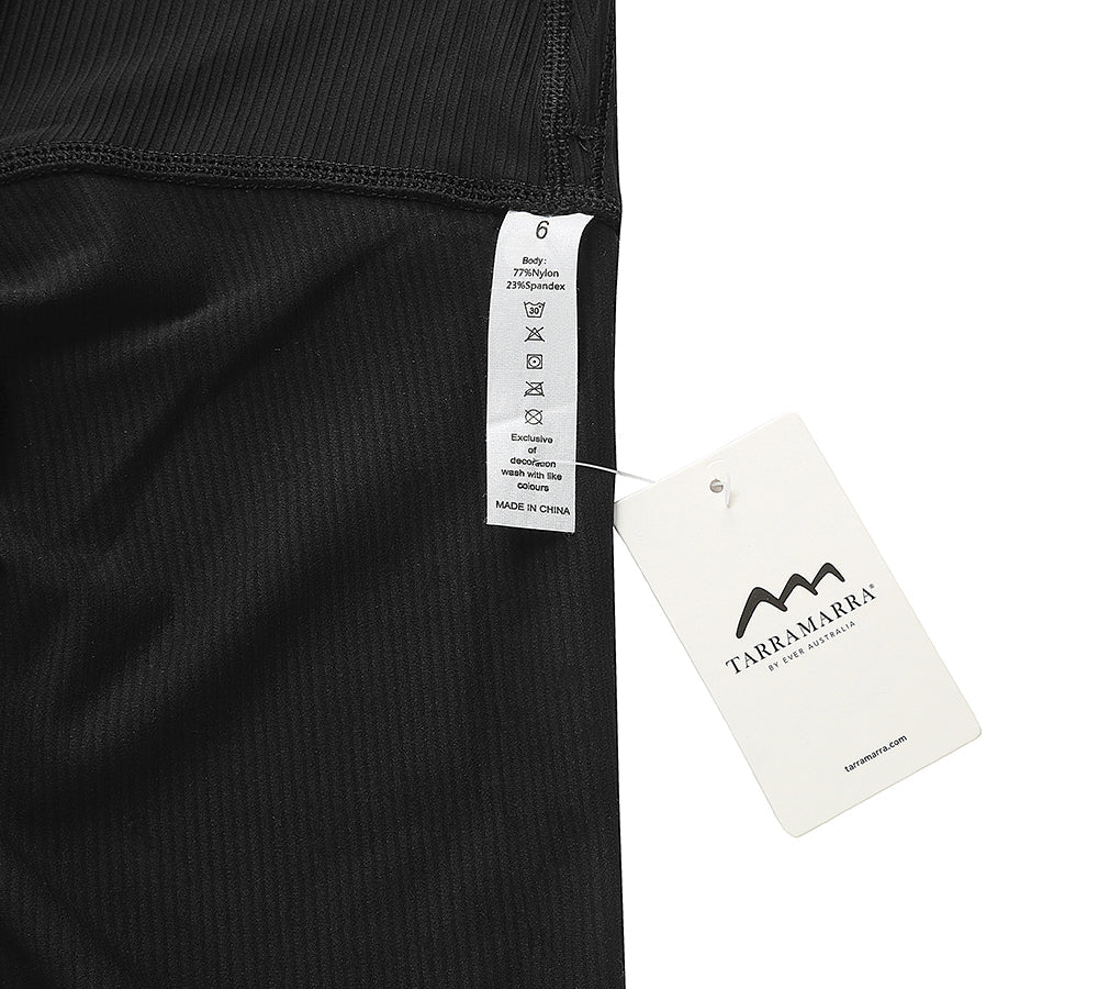 Apparel - High-Waist Flow Ribbed Ankle Legging