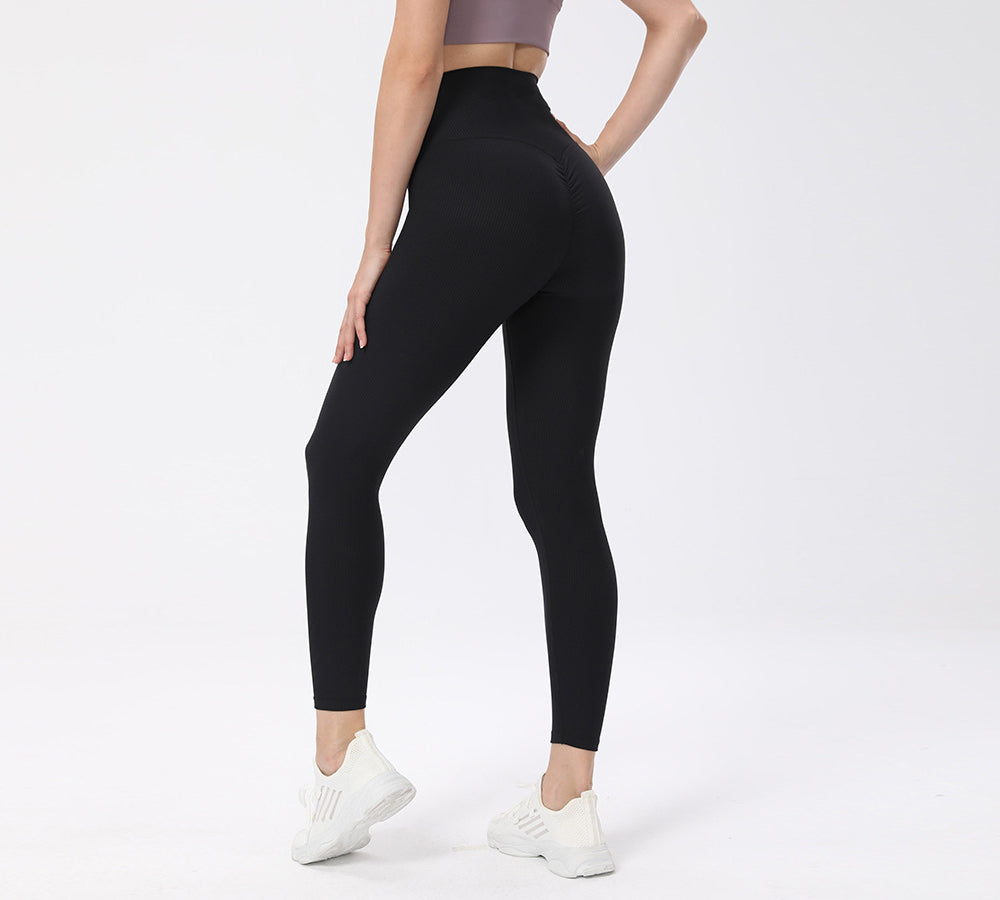 Apparel - High-Waist Flow Ribbed Ankle Legging
