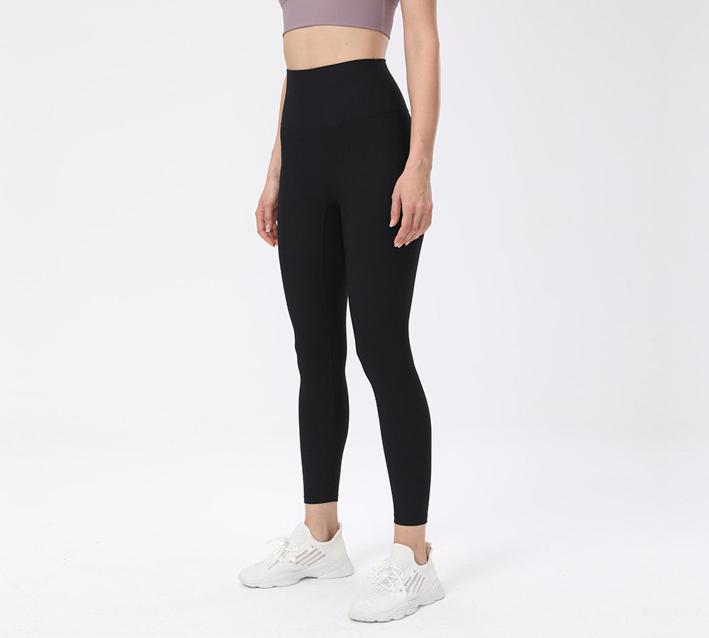 Apparel - High-Waist Flow Ribbed Ankle Legging