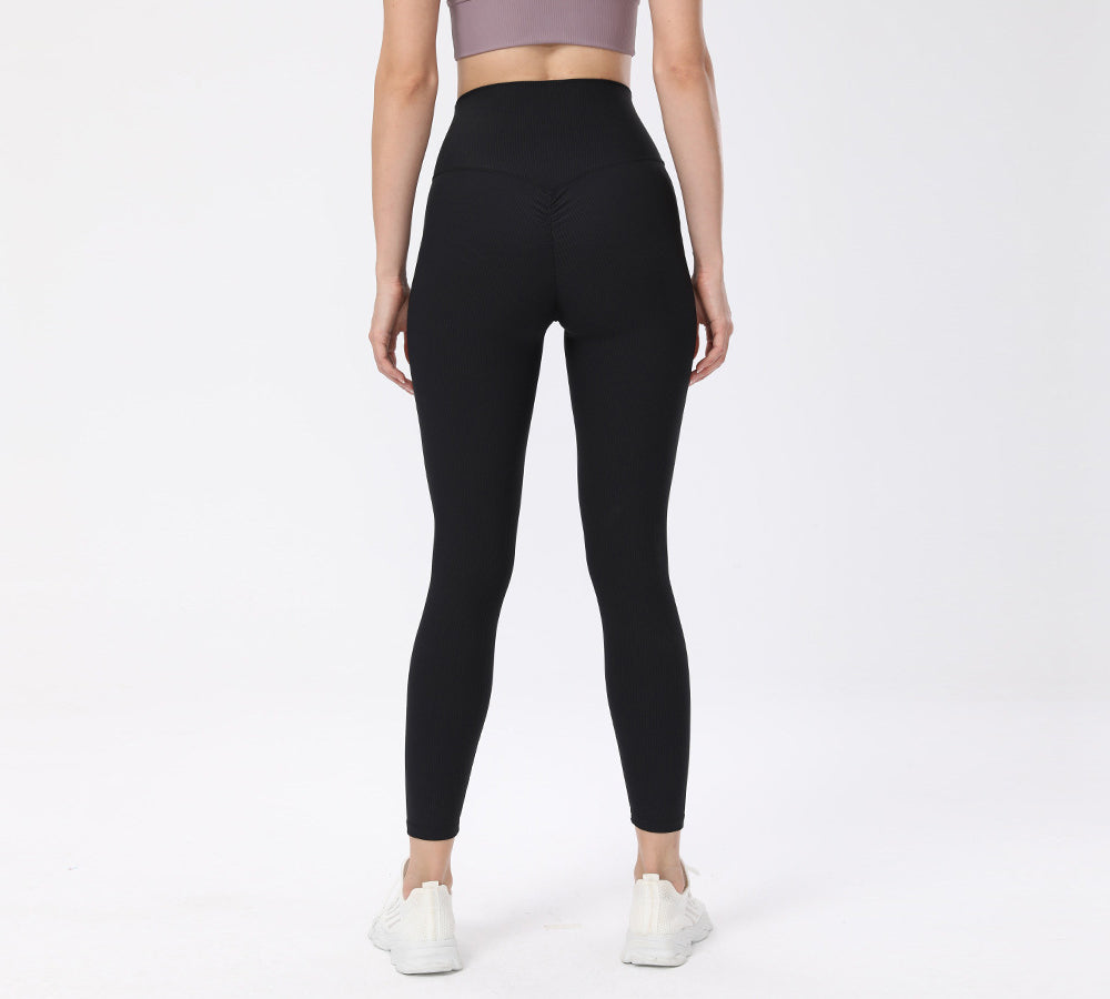 Apparel - High-Waist Flow Ribbed Ankle Legging