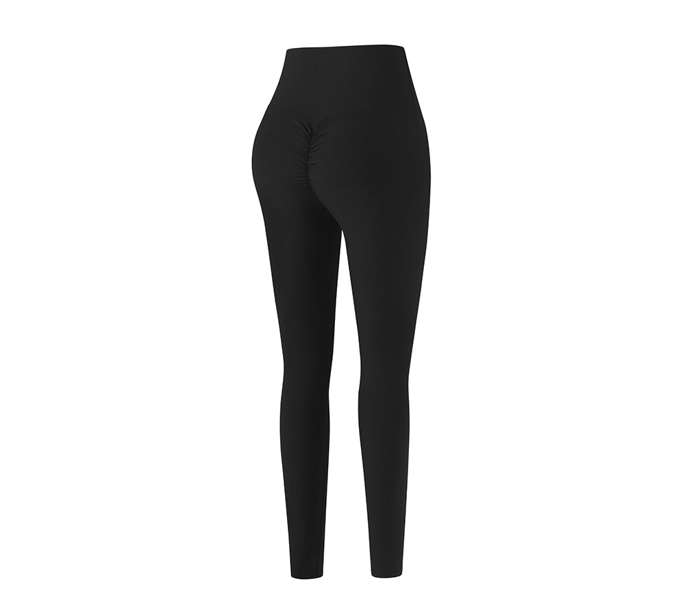 Apparel - High-Waist Flow Ribbed Ankle Legging