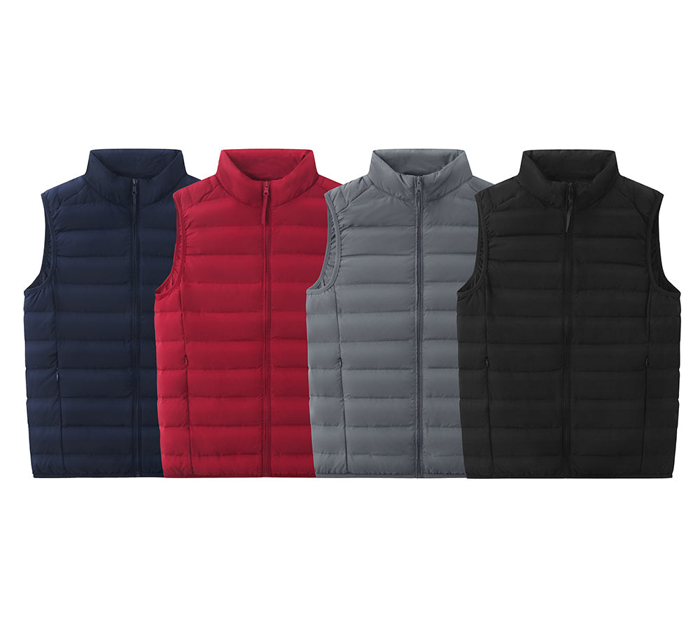 Apparel - Ultra-Light White Duck Down Vest Men Bowen Vest