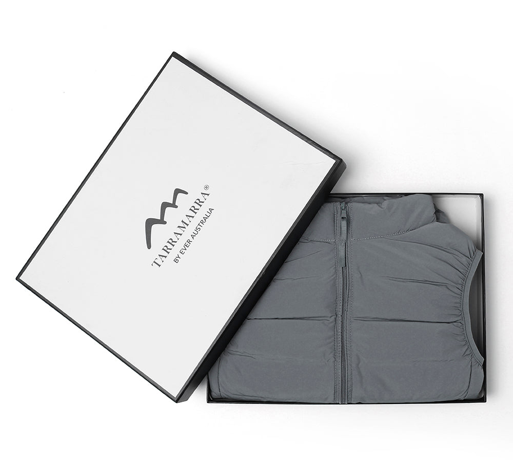 Apparel - Ultra-Light White Duck Down Vest Men Bowen Vest