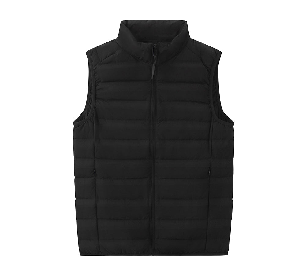 Apparel - Ultra-Light White Duck Down Vest Men Bowen Vest