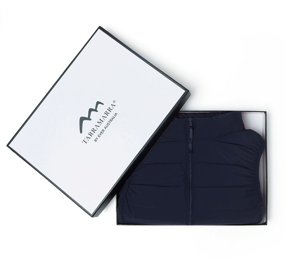 Apparel - Ultra-Light White Duck Down Vest Men Bowen Vest