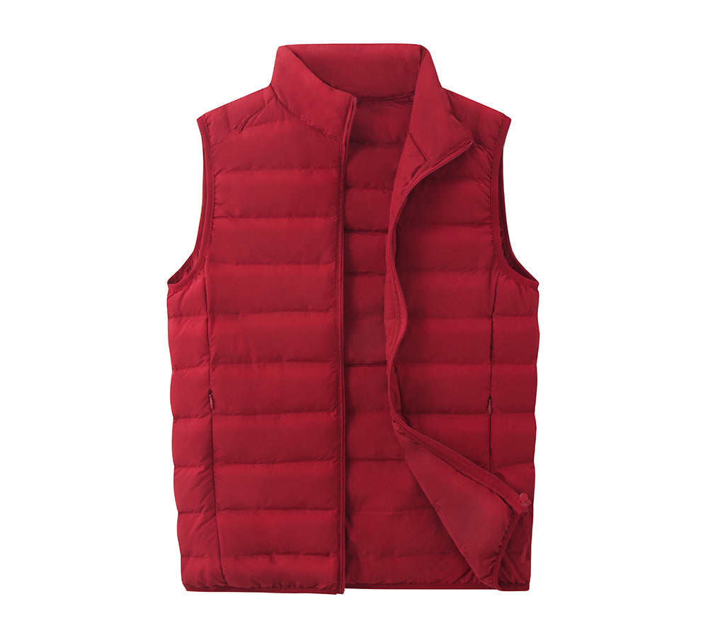 Apparel - Ultra-Light White Duck Down Vest Men Bowen Vest