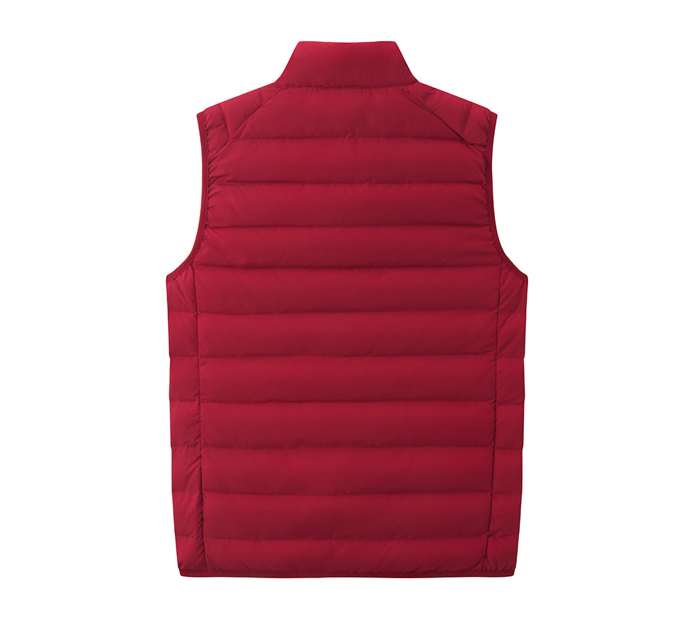 Apparel - Ultra-Light White Duck Down Vest Men Bowen Vest