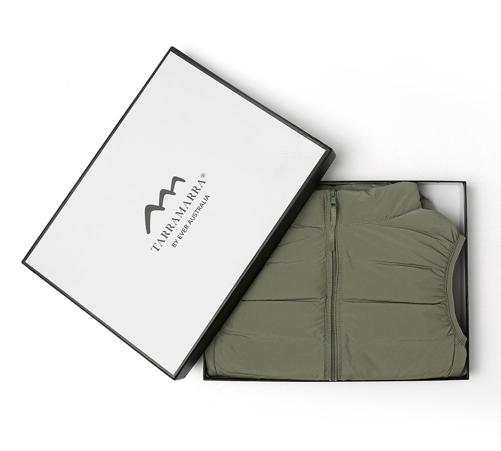 Apparel - Ultra-Light White Duck Down Vest Women Beverley