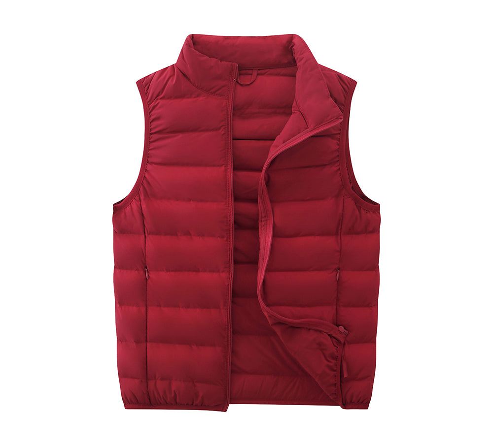 Apparel - Ultra-Light White Duck Down Vest Women Beverley