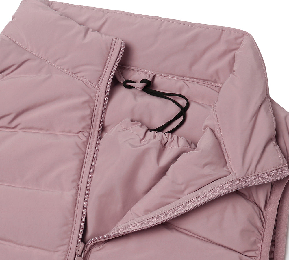 Apparel - Ultra-Light White Duck Down Vest Women Beverley