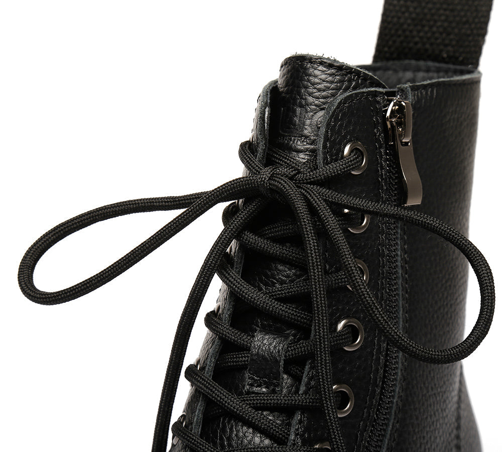 Fashion Boots - AS UGG Zip Up Chunky Boots Belen