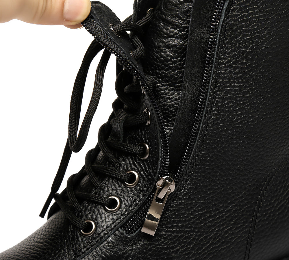 Fashion Boots - AS UGG Zip Up Chunky Boots Belen