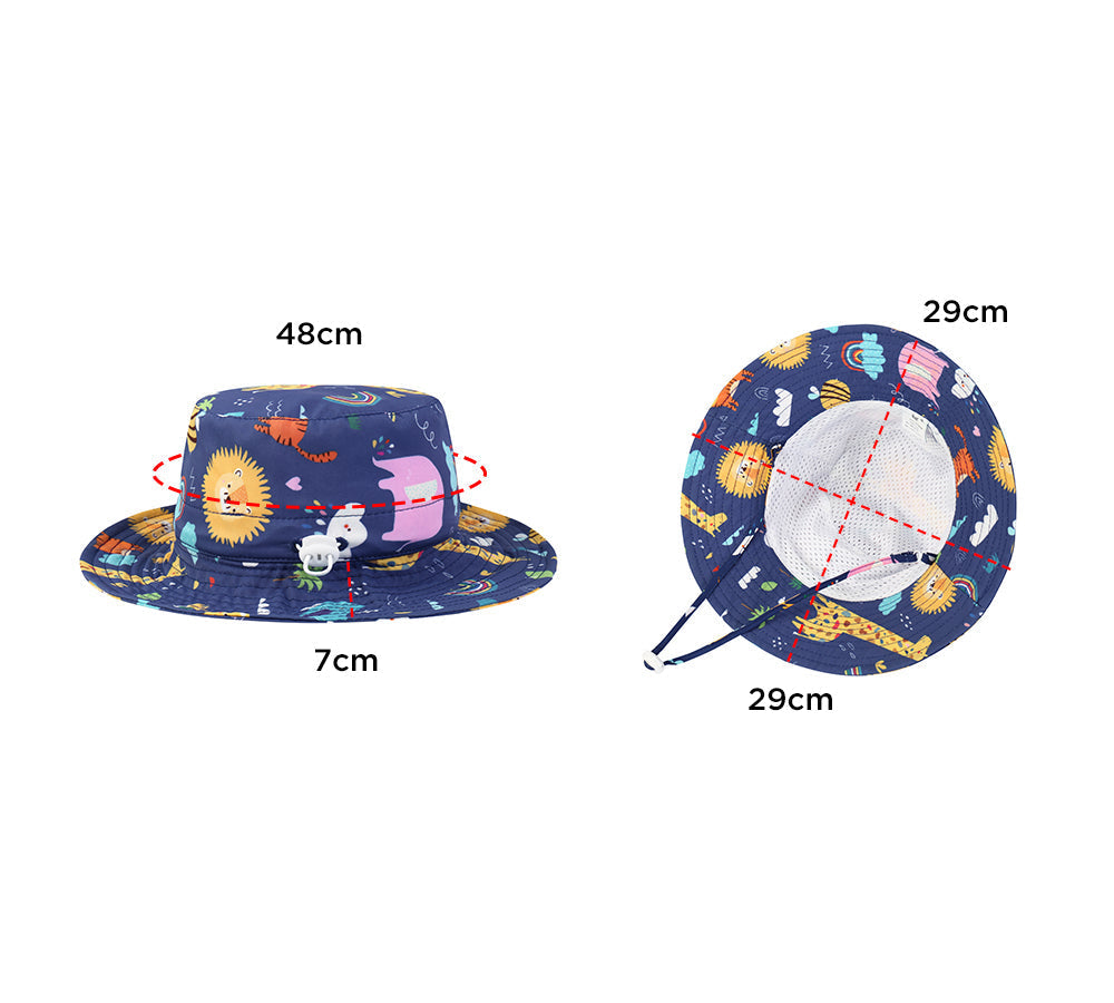 Hats - Kids Sun Protection Cap Bucket Hat
