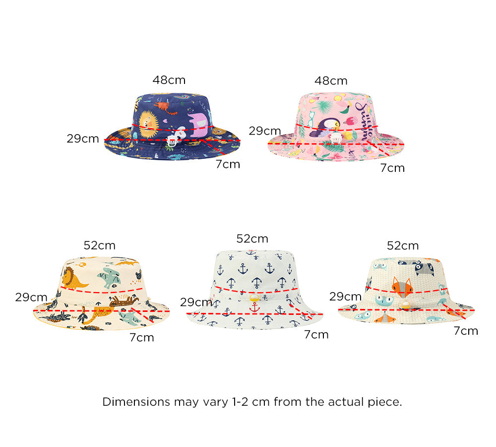 Hats - Kids Sun Protection Cap Bucket Hat