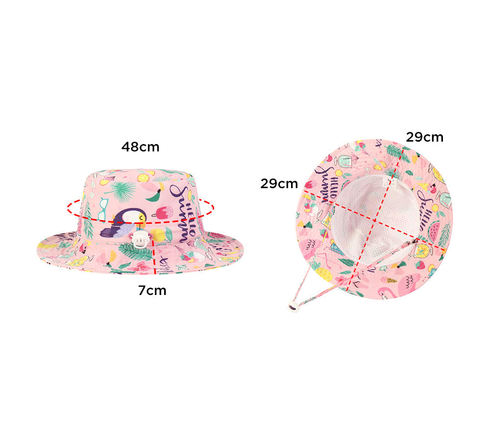 Hats - Kids Sun Protection Cap Bucket Hat
