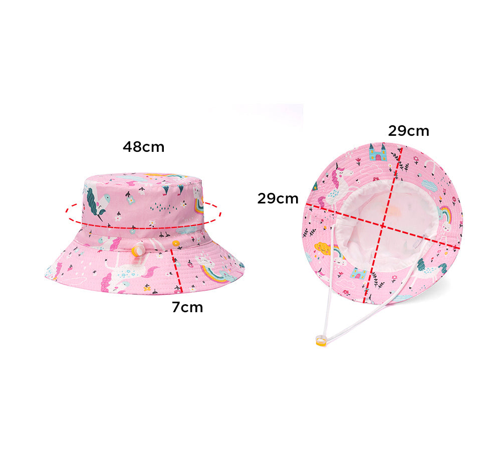 Hats - Kids Sun Protection Cap Bucket Hat