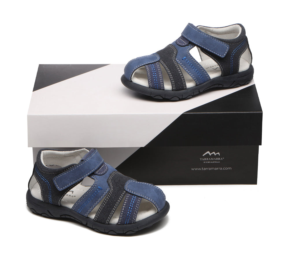 Kids Shoes - Kids Hook And Loop Roma Easy Walk Sandals