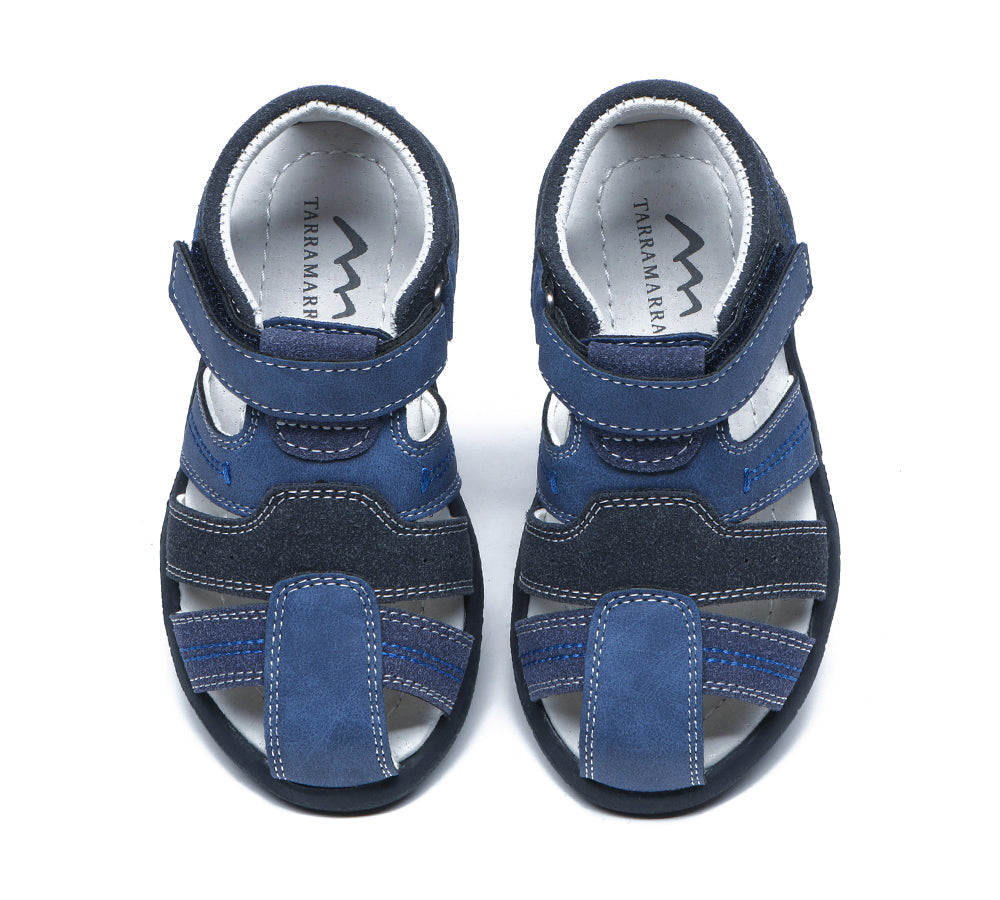 Kids Shoes - Kids Hook And Loop Roma Easy Walk Sandals