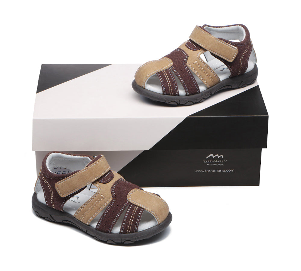 Kids Shoes - Kids Hook And Loop Roma Easy Walk Sandals