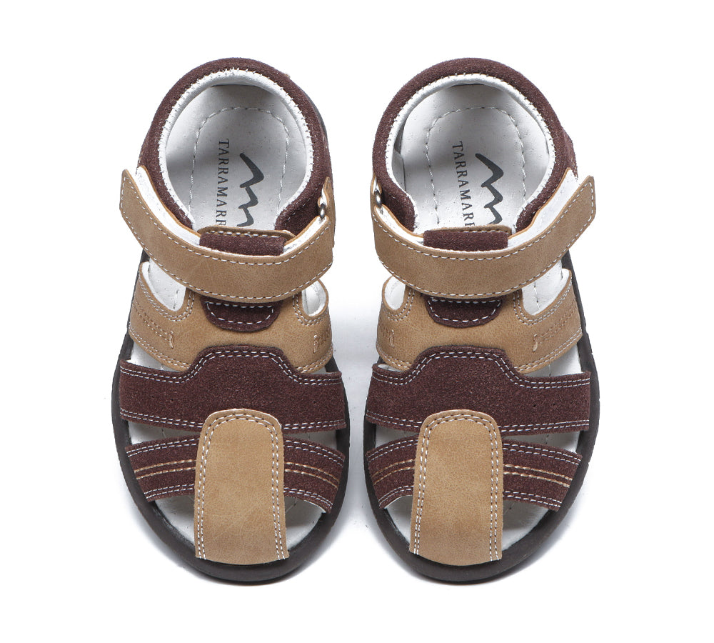 Kids Shoes - Kids Hook And Loop Roma Easy Walk Sandals