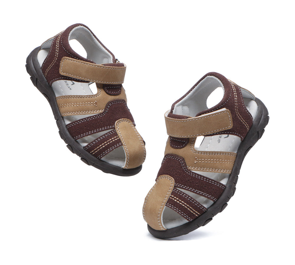 Kids Shoes - Kids Hook And Loop Roma Easy Walk Sandals