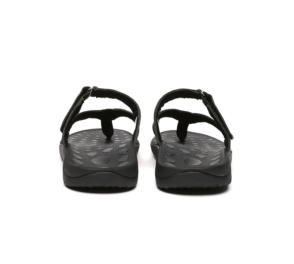 Sandals - EVERAU® Arch Support Hook And Loop Orthotic Thongs