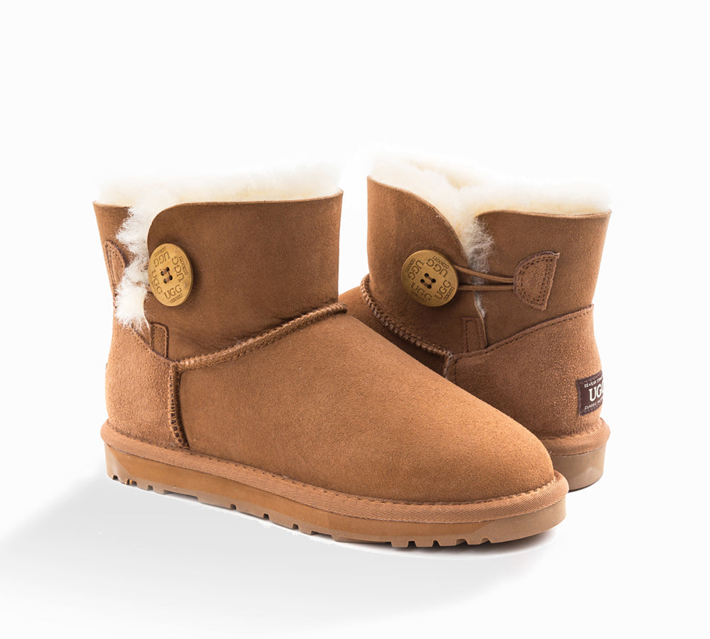 UGG Boots - UGG Classic Mini Button Women Boots UGG EXPRESS Selected