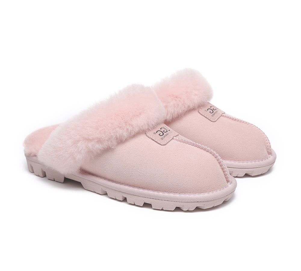 UGG Slippers - AUSTRALIAN SHEPHERD® UGG Double Face Sheepskin Wool Slippers Suzie Scuff