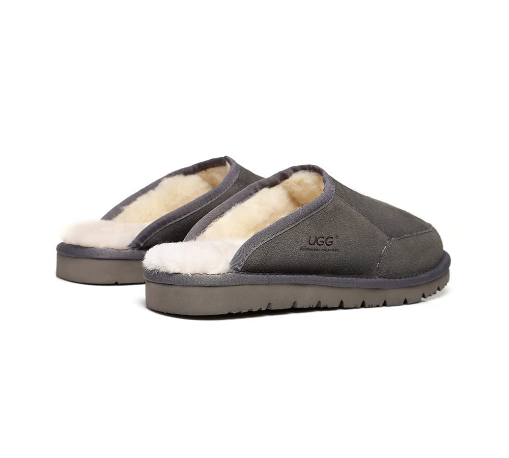 UGG Slippers - UGG Slippers Men Bred Australian Genuine Sheepskin