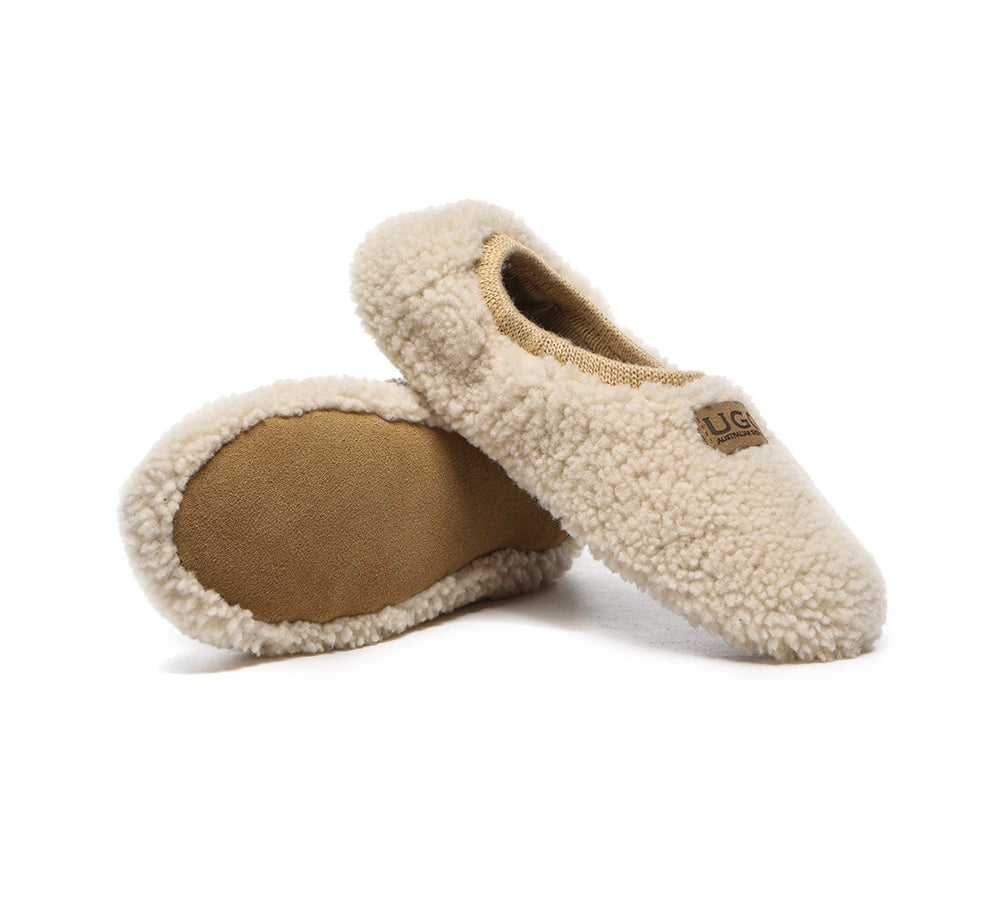 AUSTRALIAN SHEPHERD® Wool Slippers Women Lucina