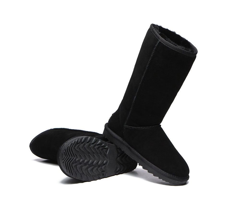 AUSTRALIAN SHEPHERD® UGG Boots Double Face Sheepskin Tall Classic Suede