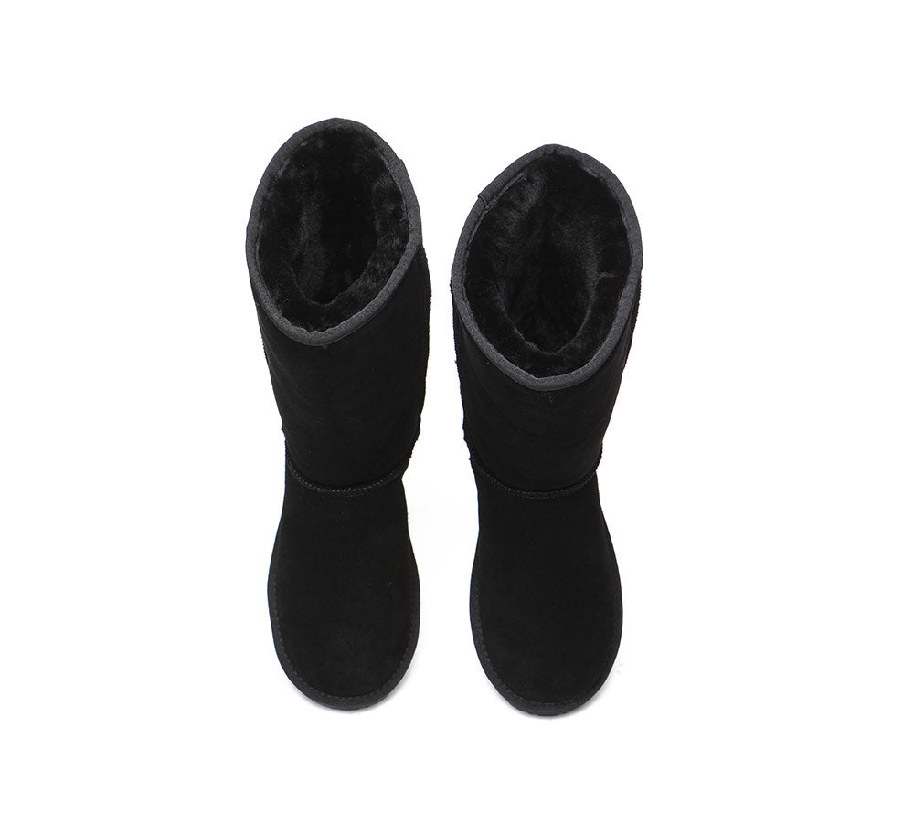AUSTRALIAN SHEPHERD® UGG Boots Double Face Sheepskin Tall Classic Suede