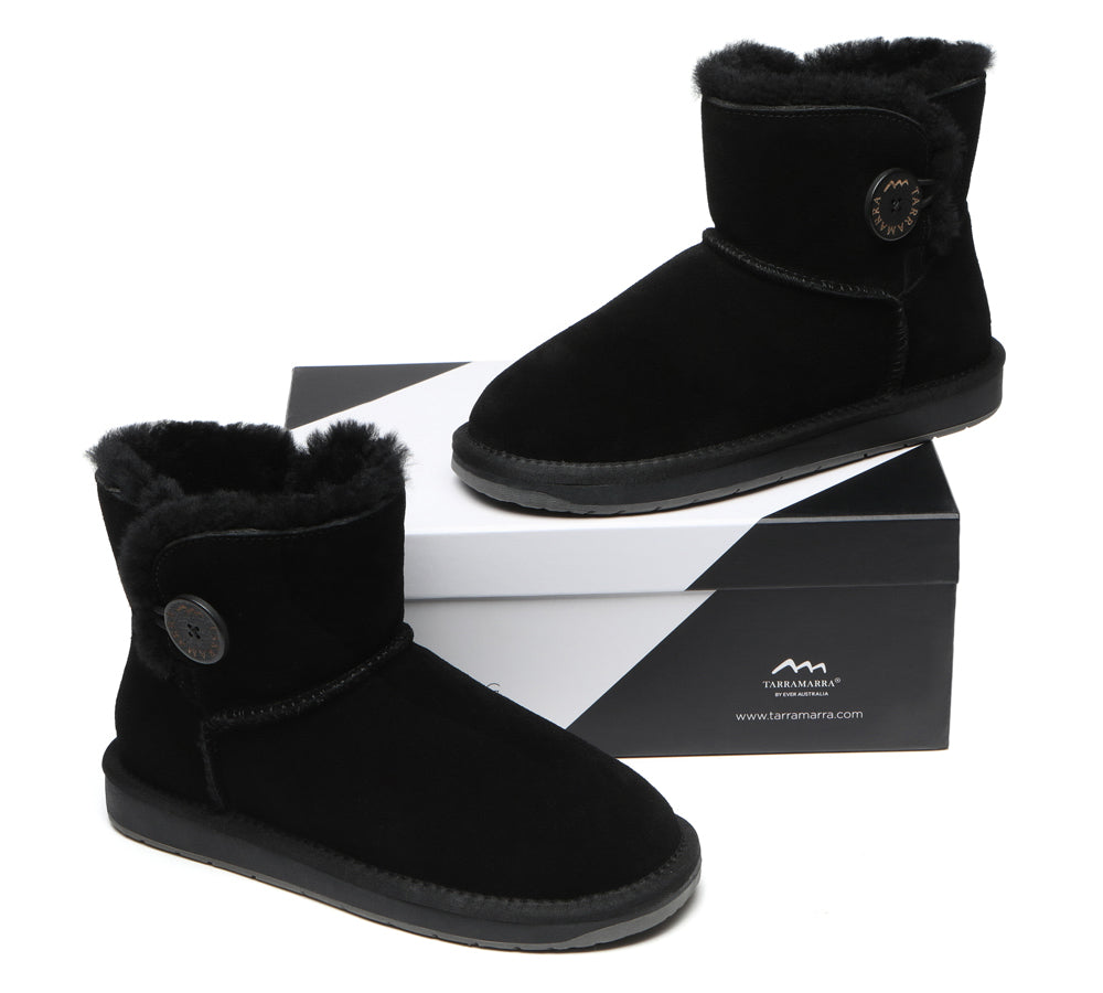 TARRAMARRA® Premium Australian Sheepskin Boots Unisex Mini Button Plus