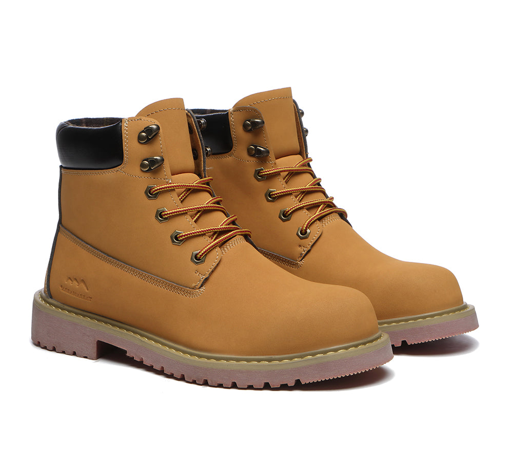 TARRAMARRA® Men Lace Up Chunky Work Boots Jaden
